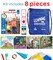 Summer Bridge Activities K-1 Bundle, Ages 5-6, Math, Reading Comprehension, Science, and Writing Summer Learning 1st Grade Workbooks, Sight Word Flash Cards, Children's Books, and Drawstring Bag